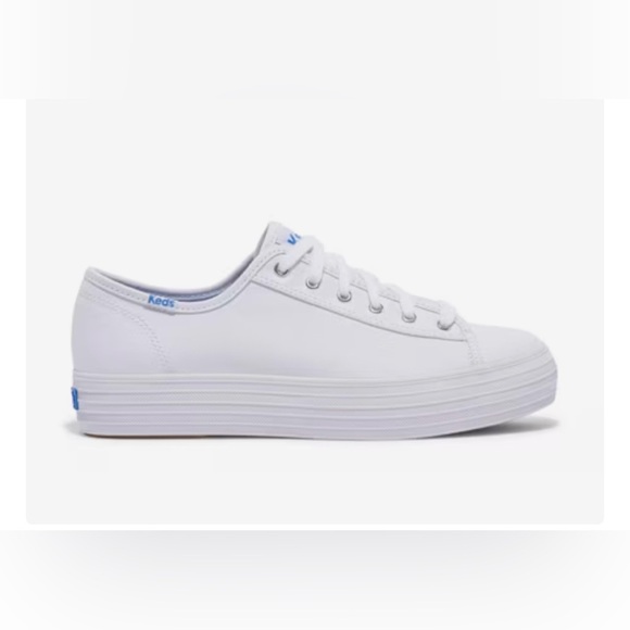 Keds Shoes - Keds Triple Kick White Leather Sneakers -8